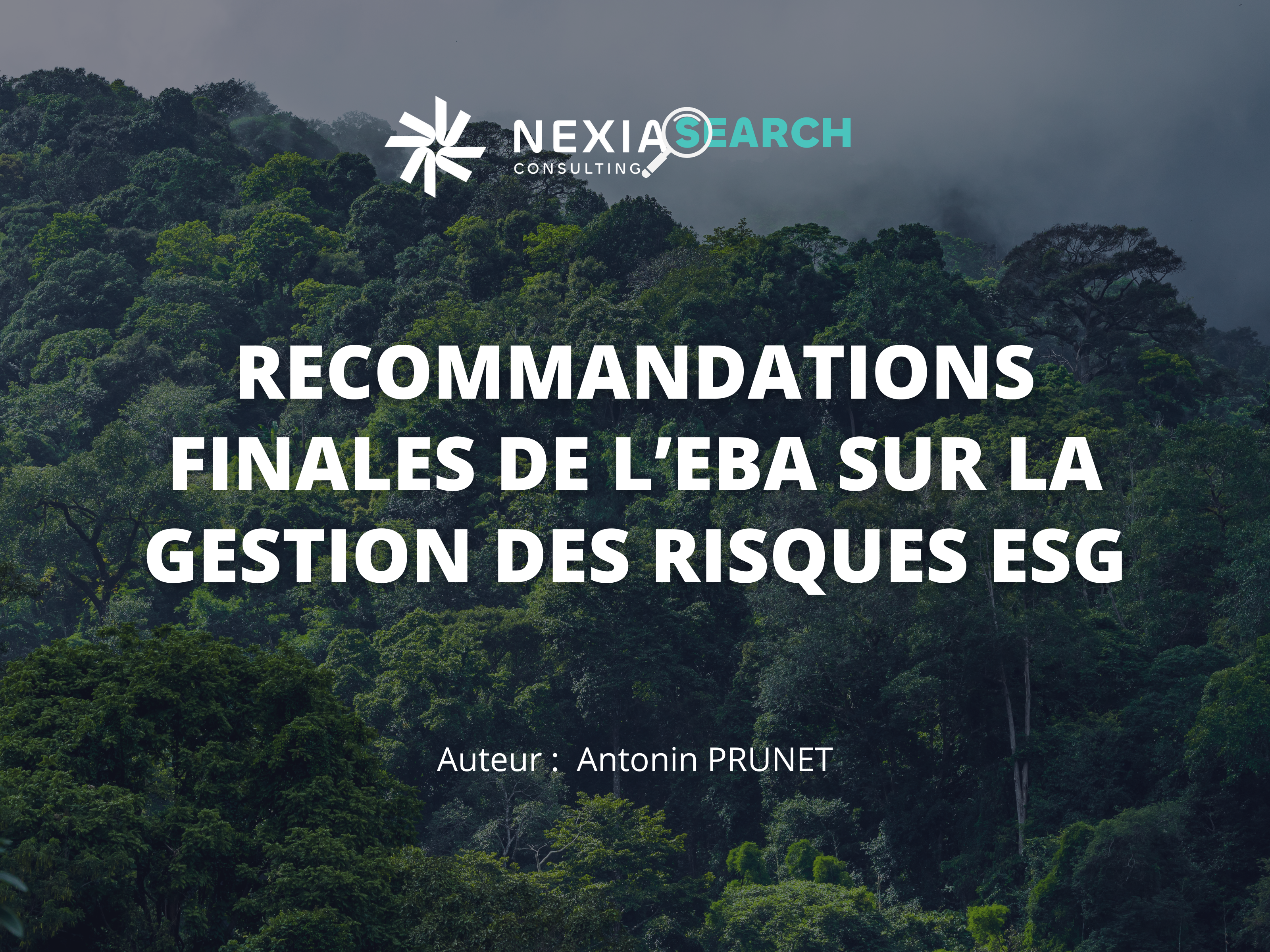Recommandations finales de l'EBA
