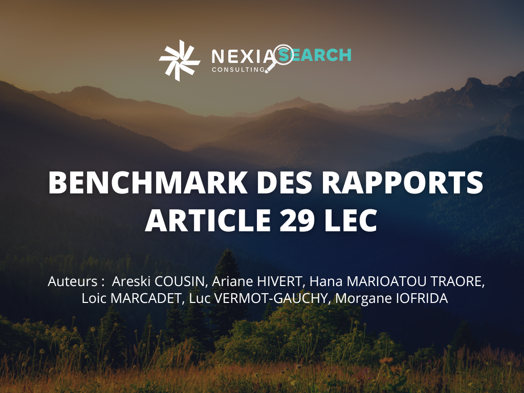 Benchmark Des Rapports 29 LEC